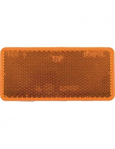 LA75005 - Reflector Naranja Rectangular 94x44 mm Autoadhesivo