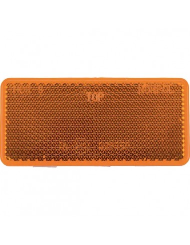LA75005 - Reflector Naranja Rectangular 94x44 mm Autoadhesivo