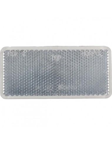 LA75004 - Reflector Blanco Rectangular 94x44 mm Autoadhesivo