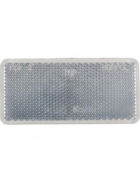 LA75004 - Reflector Blanco Rectangular 94x44 mm Autoadhesivo