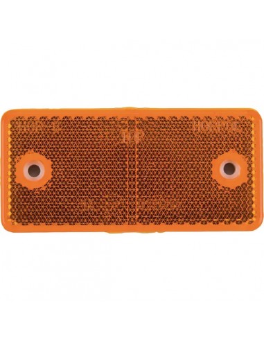 LA75002 - Reflector Naranja Rectangular 94x44 mm Atornillado