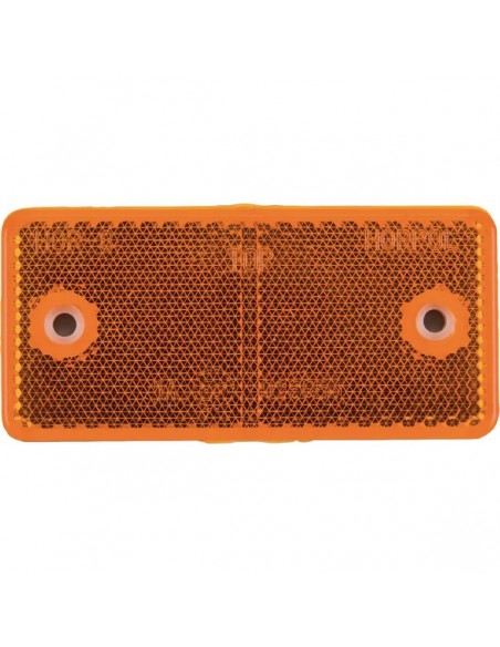 LA75002 - Reflector Naranja Rectangular 94x44 mm Atornillado