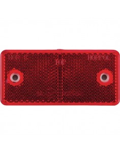 LA75003 - Reflector Rojo Rectangular 94x44 mm Atornillado