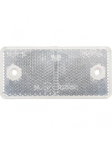 LA75001 - Reflector Blanco Rectangular 94x44 mm Atornillado