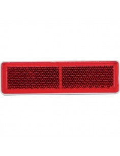 LA75009 - Reflector Rojo Rectangular 69x20 mm Autoadhesivo