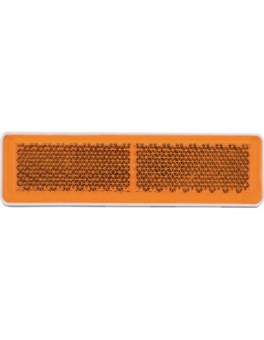LA75008 - Reflector Naranja Rectangular 69x20 mm Autoadhesivo