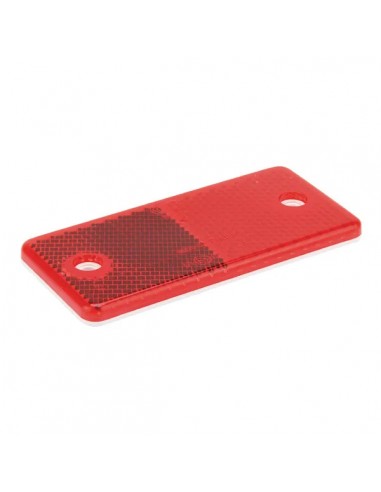 8RA003326001 - Reflector Rectangular Rojo Hella Atornillado 94x44 mm