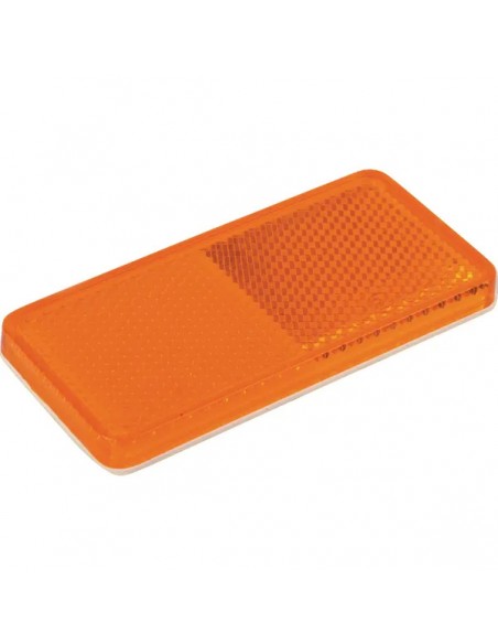 8RA003326041 - Reflector Rectangular Naranja Hella Autoadhesivo 94x44 mm