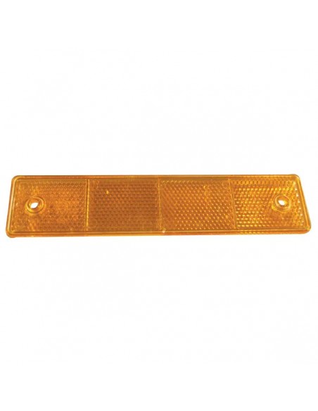 8RA002023021 - Reflector Rectangular Naranja Hella Atornillado 180x40 mm