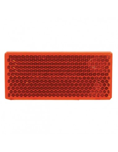 8RA004412021 - Reflector Rectangular Rojo Hella Autoadhesivo 70x31,5 mm
