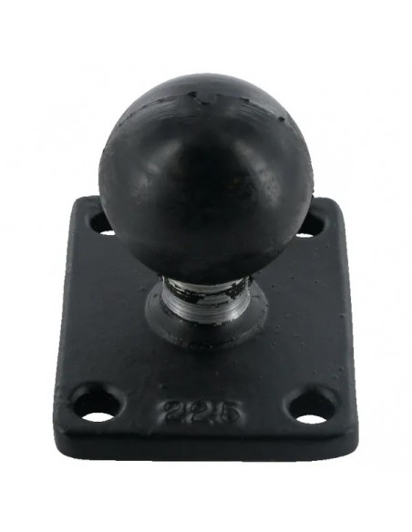 RAMC202U225 - Base Rectángular de 4 orificios a 1,5" x 2 " Bola de D/2,25"