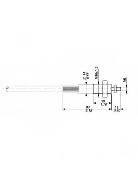 Cable para Joystick Indemar con AK-CG 1.500 mm.