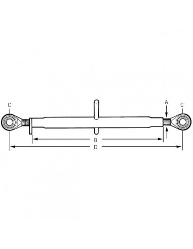 TL4003022GP – Brazo de Elevación M30 400 mm. Cat. 2