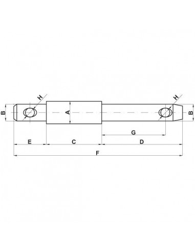 Z325220KR - Bulón de Elevación Cat. 2 25x220 mm.