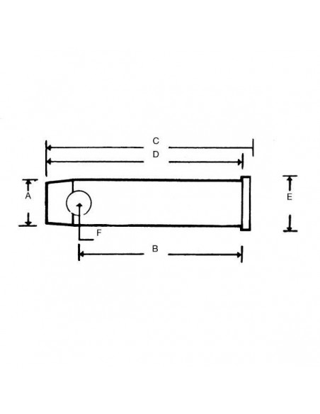 Z325117KR - Bulón de Elevación Cat. 2 35x143 mm.