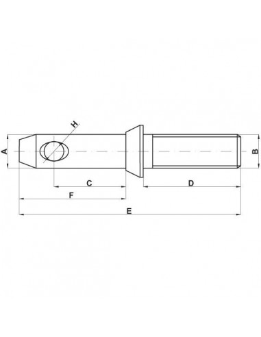Z422284KR - Bulón de Elevación Cat. 2 22x28 mm.