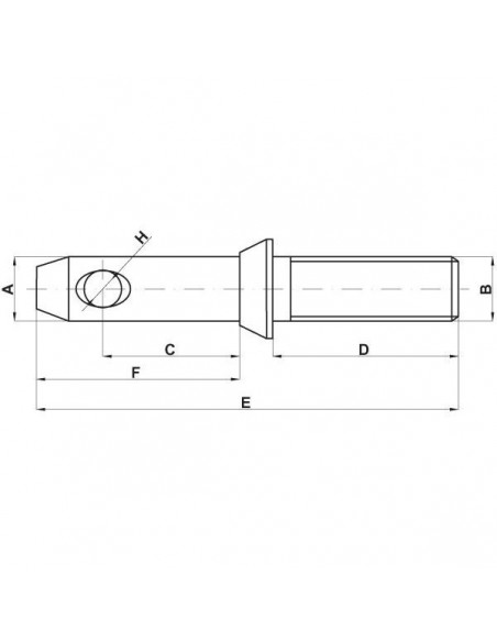 Z422284KR - Bulón de Elevación Cat. 2 22x28 mm.