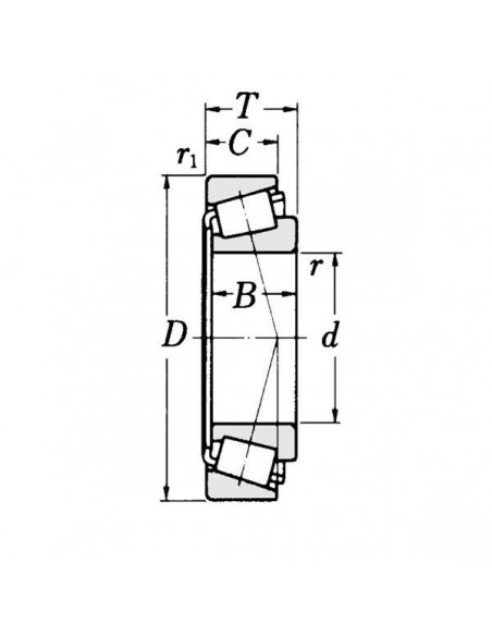 63072RSGP - Rodamiento de Bolas 35x80x21 mm.
