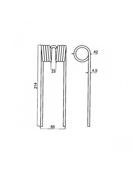 E41833GN - John Deere Muelle Pickup del Recogedor Adaptable