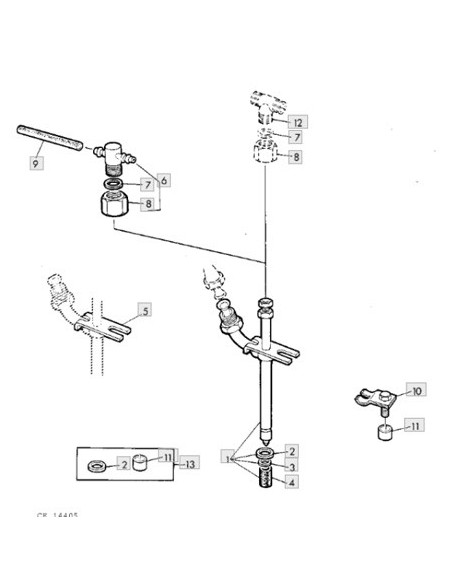R79605GN - Kit Retenes Inyector Combustible John Deere Adaptable